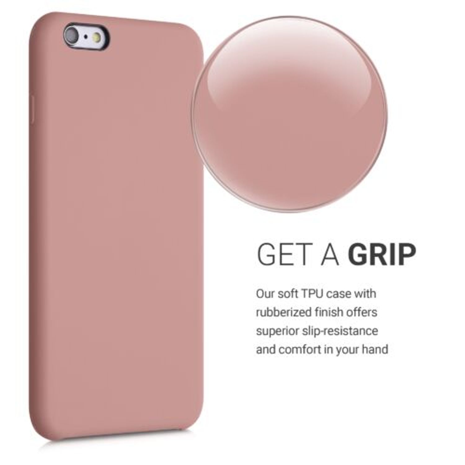 Husa pentru Apple iPhone 6 Plus/iPhone 6s Plus, Silicon, Roz, 40841.193 fotografia produsului View 3 L