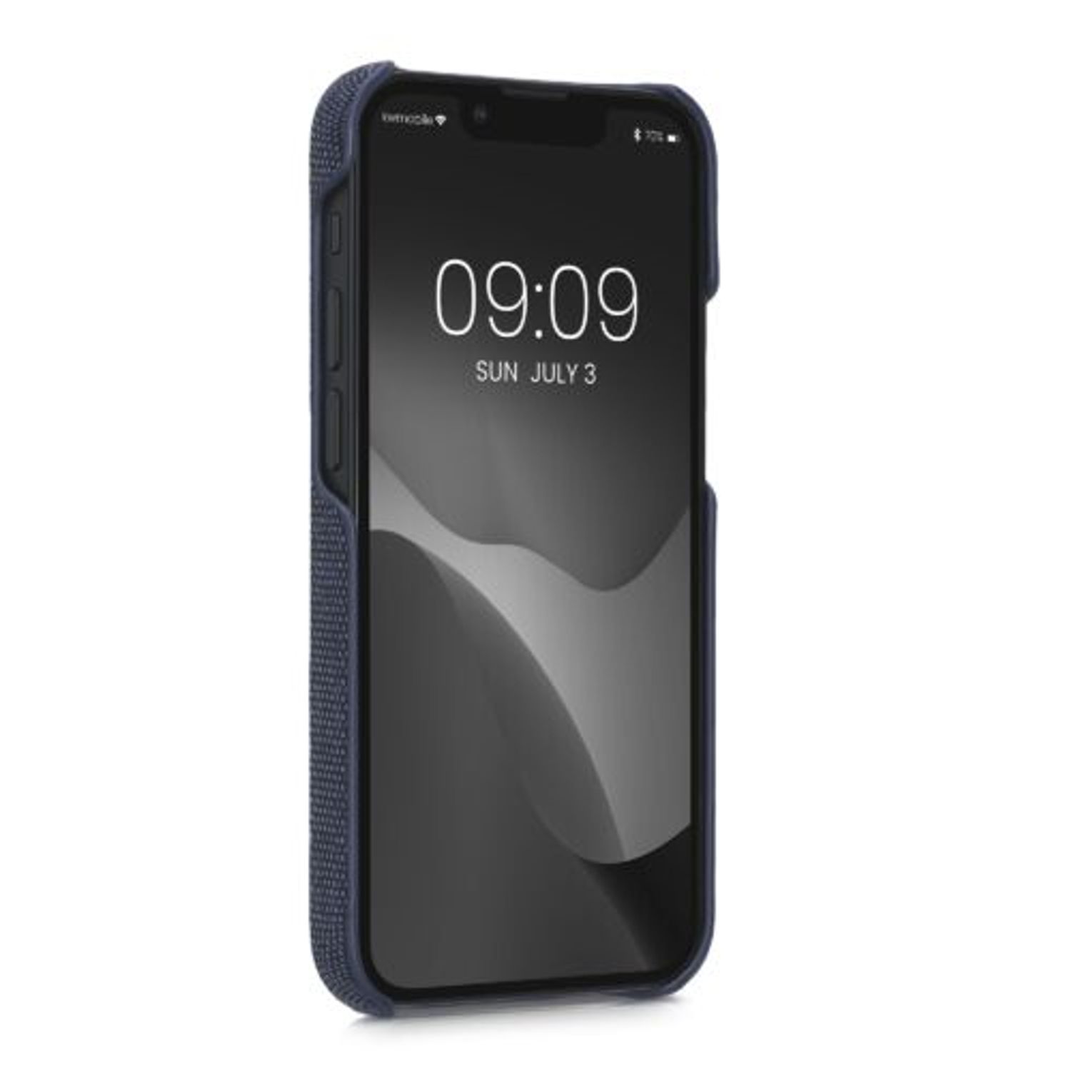 Husa Kwmobile pentru Apple iPhone 13 Mini, Textil, Albastru, 57451.17 fotografia produsului View 2 L