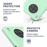 Husa Kwmobile pentru Honor 50 Lite, Silicon, Verde, 57025.50 fotografia produsului View 3 S