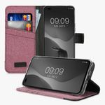 Husa Kwmobile pentru Honor 50 Lite, Textil, Roz/Negru, 57480.02 fotografia produsului View 4 S