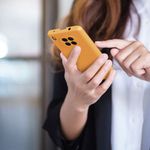 Husa Kwmobile pentru Honor 50 Lite, Silicon, Portocaliu, 56633.217 fotografia produsului View 8 S