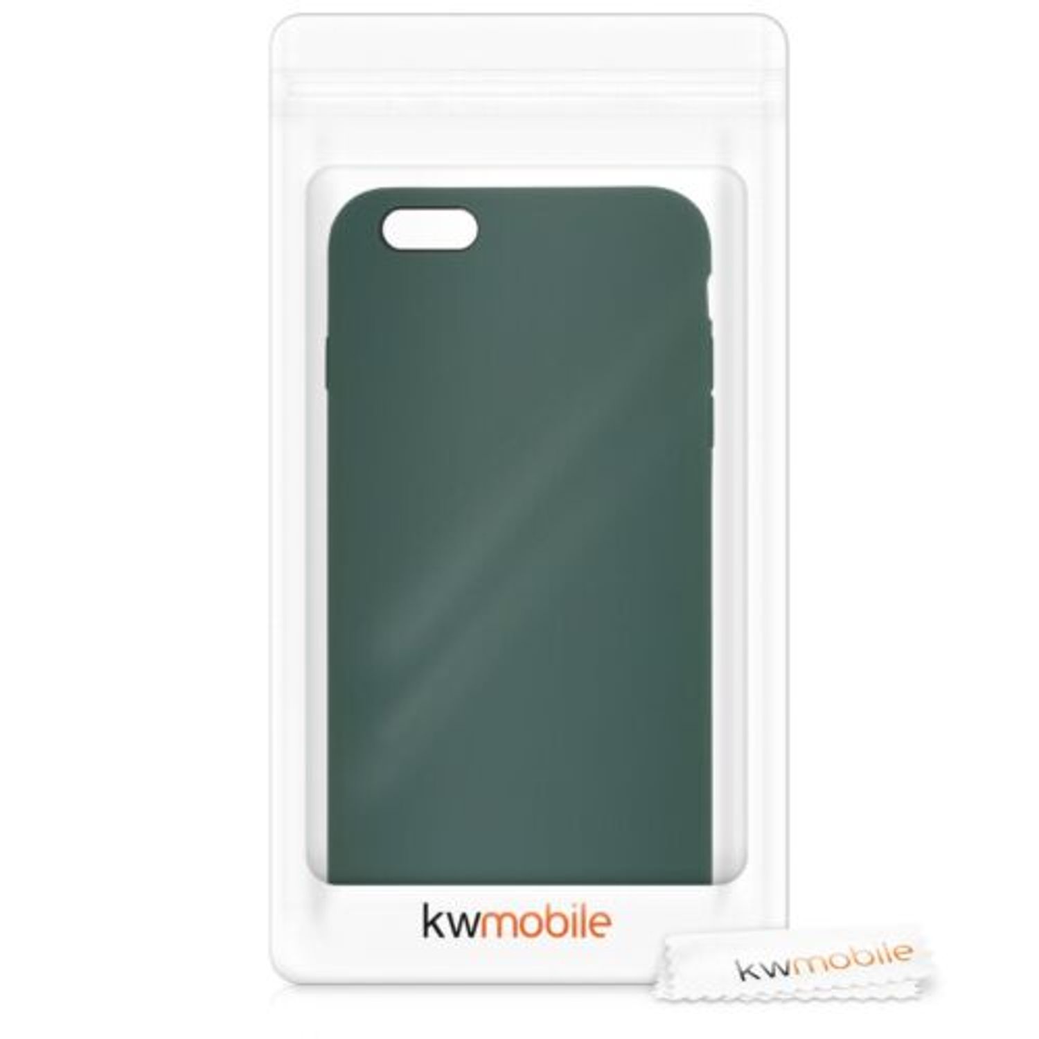 Husa pentru Apple iPhone 6 Plus/iPhone 6s Plus, Silicon, Verde, 40841.169 fotografia produsului View 7 L