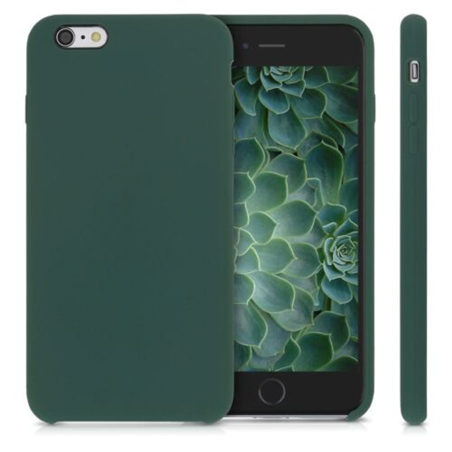 Husa pentru Apple iPhone 6 Plus/iPhone 6s Plus, Silicon, Verde, 40841.169 fotografia produsului View 2 L