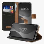 Husa Kwmobile pentru Honor 50 Lite, Textil, Negru/Maro, 57480.01 fotografia produsului View 4 S