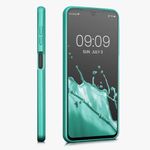 Husa Kwmobile pentru Samsung Galaxy A22, Silicon, Verde, 55495.128 fotografia produsului View 4 S