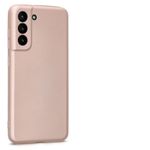 Husa Kwmobile pentru Samsung Galaxy S21 FE, Silicon, Auriu, 55485.66 fotografia produsului View 7 S