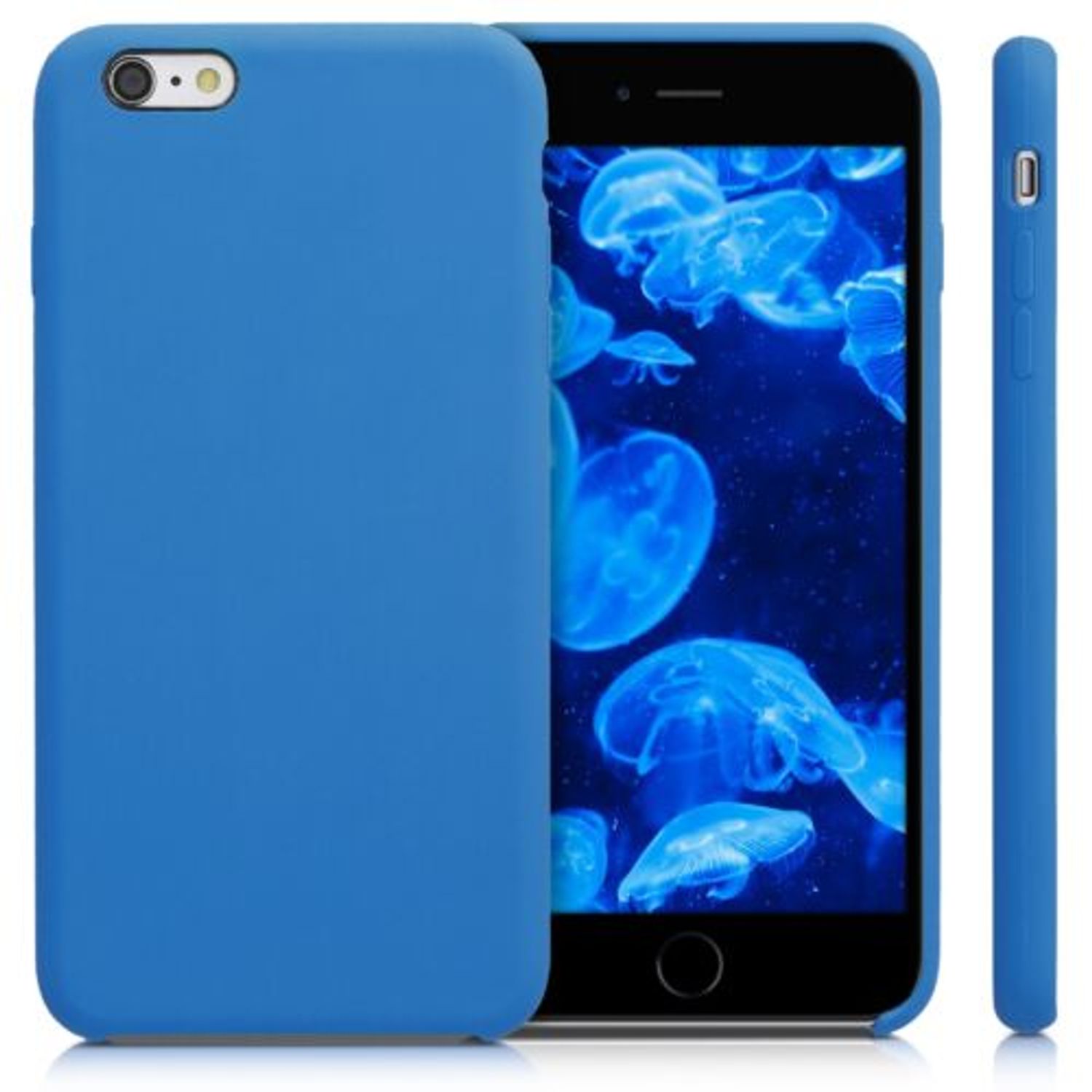 Husa pentru Apple iPhone 6 Plus/iPhone 6s Plus, Silicon, Albastru, 40841.189 fotografia produsului View 2 L