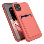 Husa Kwmobile pentru Apple iPhone 11, Silicon, Coral, 55114.76 fotografia produsului