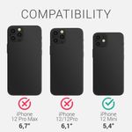 Husa Kwmobile pentru Apple iPhone 12 Mini, Silicon, Transparent, 57519.03 fotografia produsului View 5 S