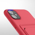 Husa Kwmobile pentru Apple iPhone 11, Silicon, Rosu, 55114.09 fotografia produsului View 8 S