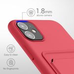 Husa Kwmobile pentru Apple iPhone 11, Silicon, Rosu, 55114.09 fotografia produsului View 3 S