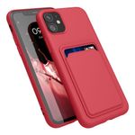 Husa Kwmobile pentru Apple iPhone 11, Silicon, Rosu, 55114.09 fotografia produsului