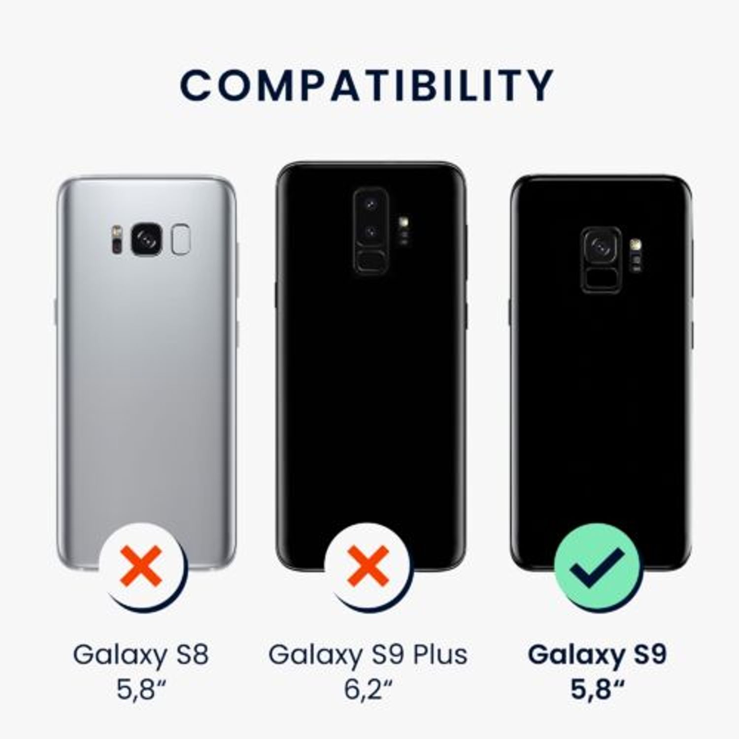 Husa Kwmobile pentru Samsung Galaxy S9, Silicon, Rosu, 44582.36 fotografia produsului View 5 L