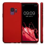 Husa Kwmobile pentru Samsung Galaxy S9, Silicon, Rosu, 44582.36 fotografia produsului