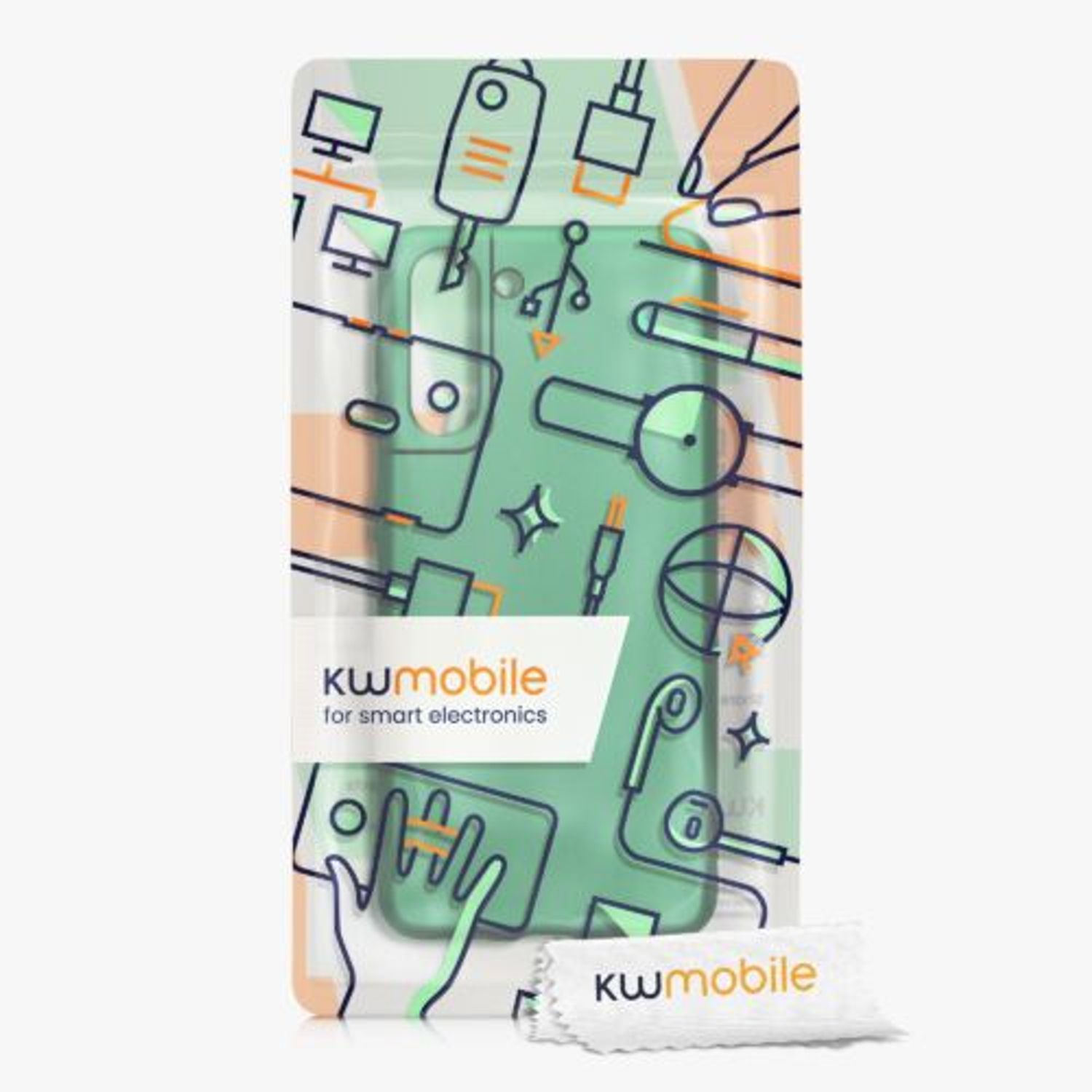 Husa Kwmobile pentru Samsung Galaxy S21, Silicon, Verde, 54057.170 fotografia produsului View 6 L