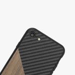 Husa Kwmobile pentru Apple iPhone 8/iPhone 7/iPhone SE 2, Lemn, Maro/Negru, 57500.01 fotografia produsului View 7 S