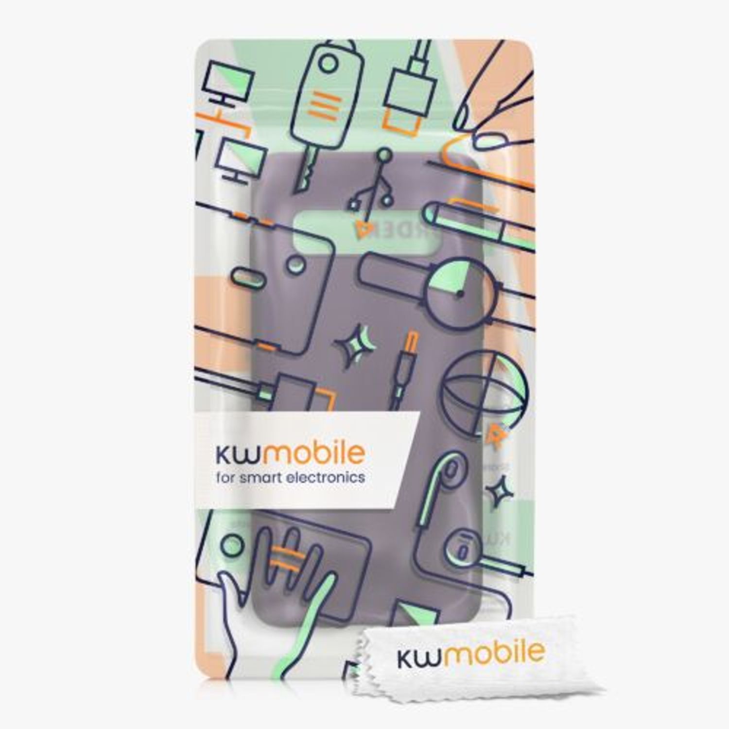 Husa Kwmobile pentru Samsung Galaxy S10, Silicon, Mov, 47452.115 fotografia produsului View 6 L