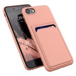 Husa Kwmobile pentru Apple iPhone 8/iPhone 7/iPhone SE 2, Silicon, Roz, 55117.199 fotografia produsului