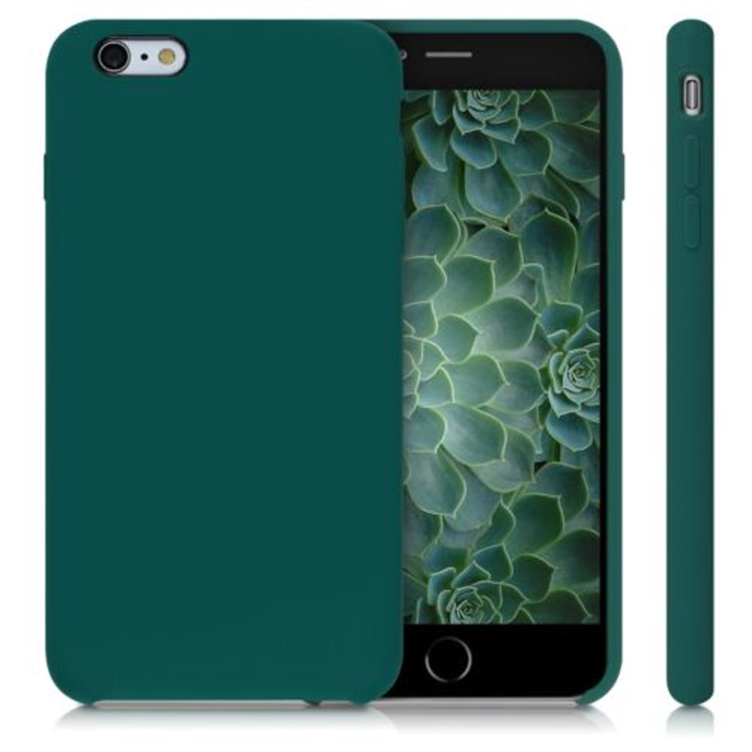 Husa pentru Apple iPhone 6 Plus/iPhone 6s Plus, Silicon, Verde, 40841.184 fotografia produsului View 2 L