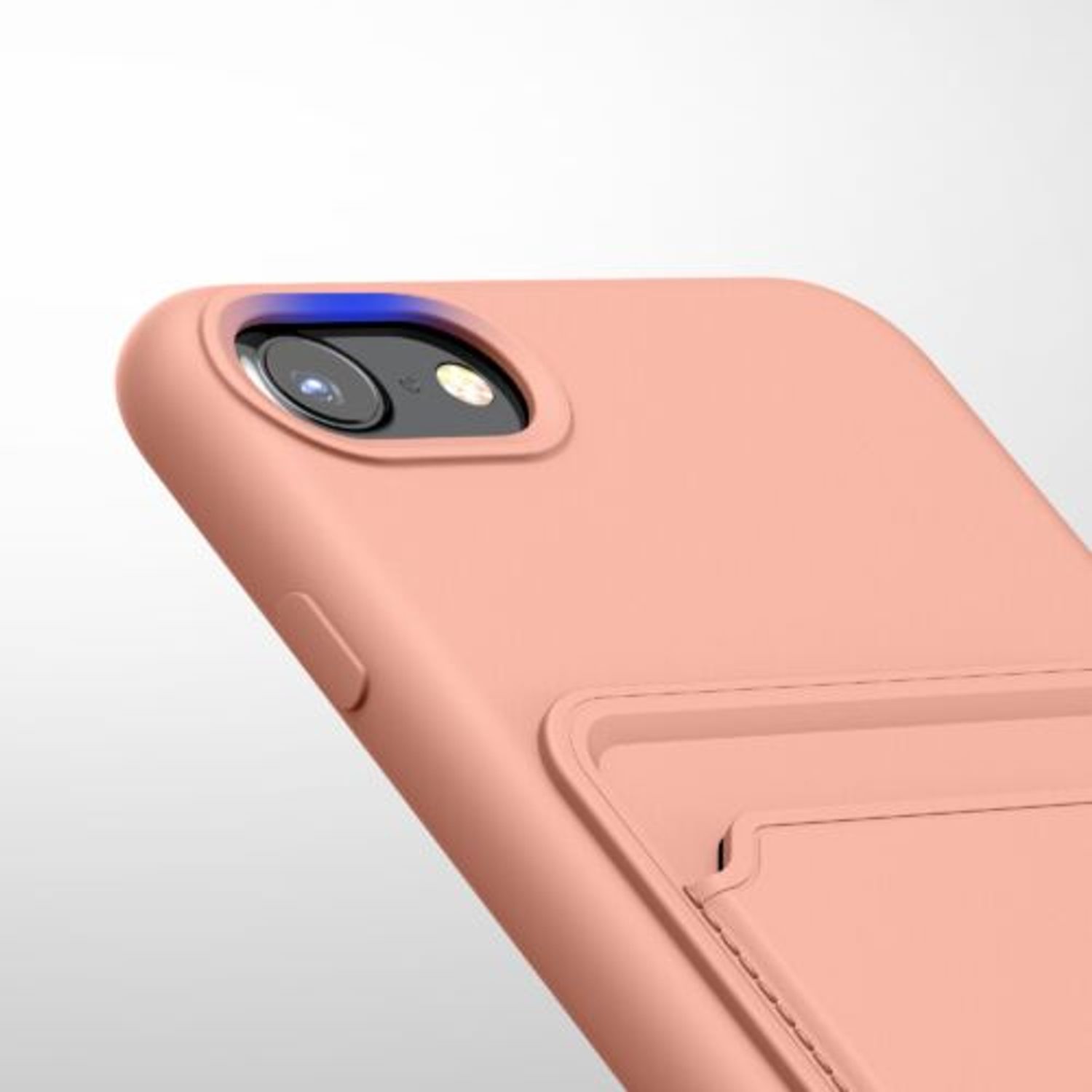 Husa Kwmobile pentru Apple iPhone 8/iPhone 7/iPhone SE 2, Silicon, Roz, 55117.199 fotografia produsului View 8 L