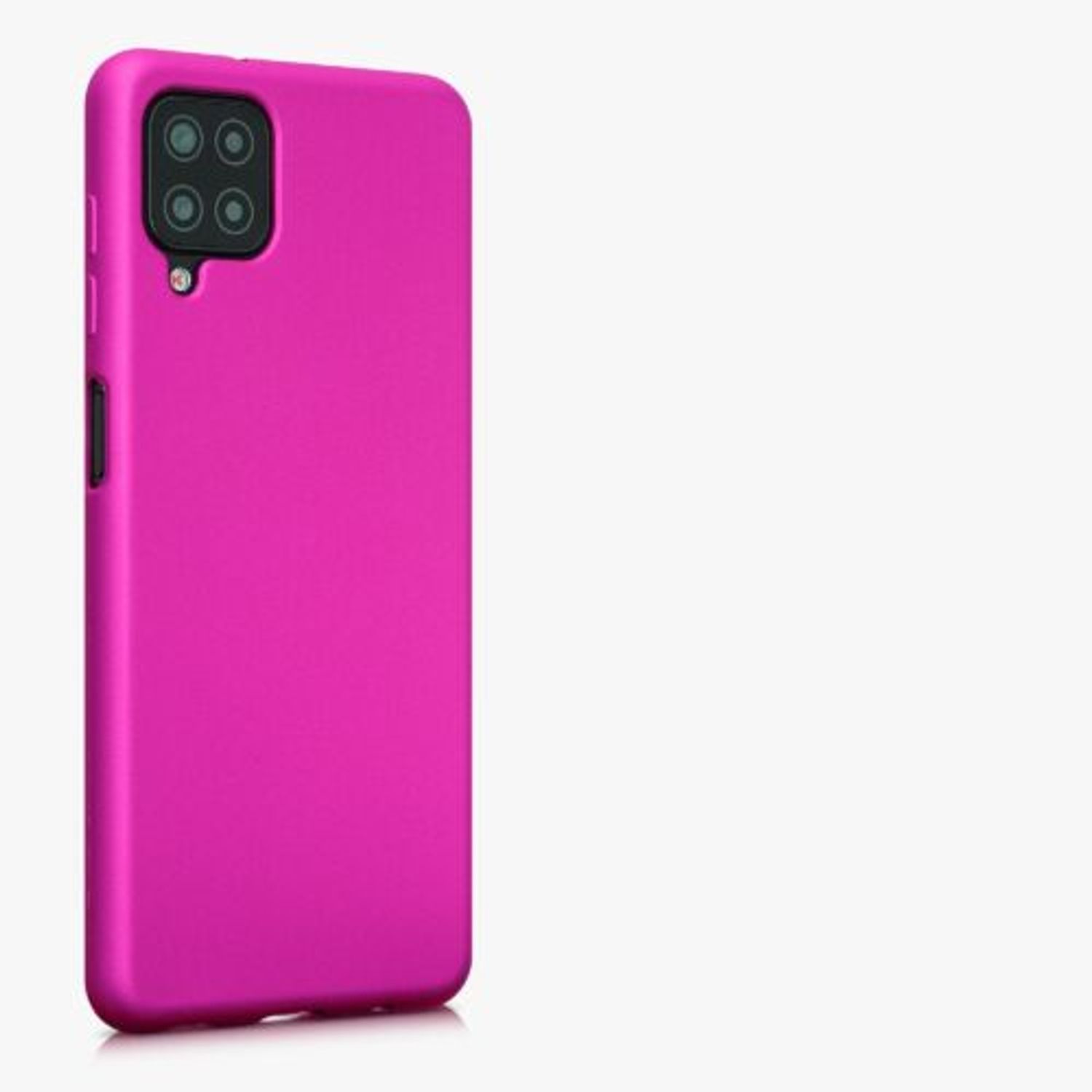 Husa Kwmobile pentru Samsung Galaxy A12, Silicon, Roz, 54052.65 fotografia produsului View 7 L