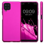 Husa Kwmobile pentru Samsung Galaxy A12, Silicon, Roz, 54052.65 fotografia produsului