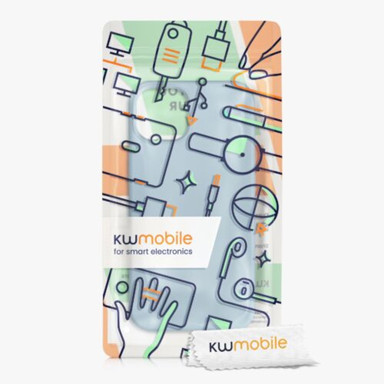Husa Kwmobile pentru Apple iPhone 13, Silicon, Verde, 55878.206 fotografia produsului View 8 L
