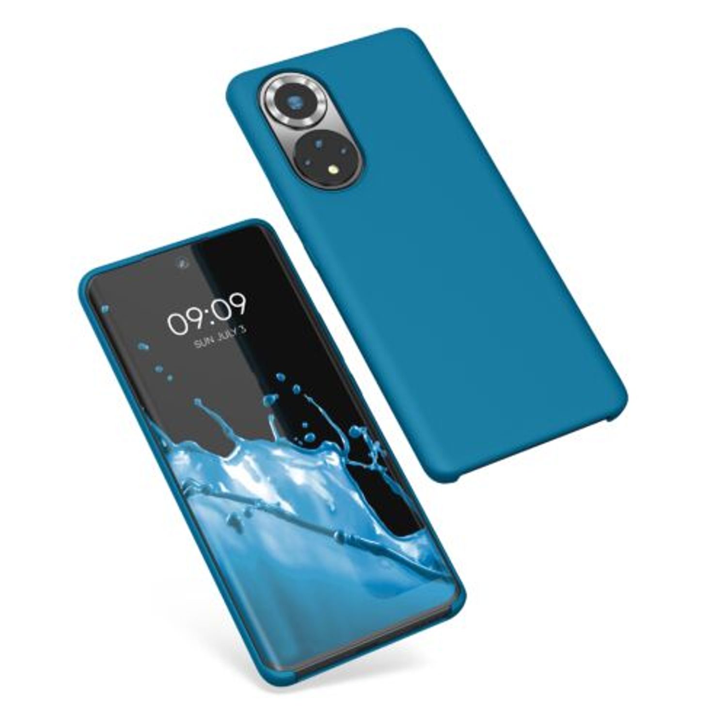 Husa Kwmobile pentru Honor 50, Silicon, Albastru, 55481.224 fotografia produsului