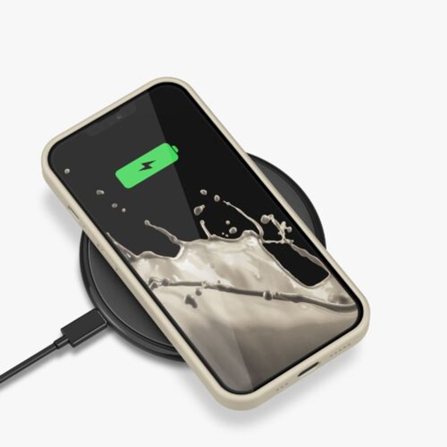 Husa Kwmobile pentru Apple iPhone 13, Silicon, Crem, 55878.204 fotografia produsului View 19 L