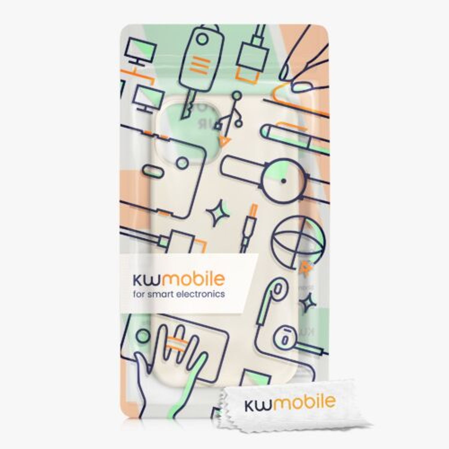Husa Kwmobile pentru Apple iPhone 13, Silicon, Crem, 55878.204 fotografia produsului View 11 L