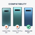 Husa Kwmobile pentru Samsung Galaxy S10, Silicon, Verde, 47452.14 fotografia produsului View 5 S