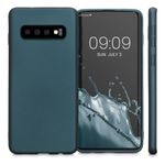 Husa Kwmobile pentru Samsung Galaxy S10, Silicon, Verde, 47452.14 fotografia produsului