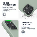 Husa Kwmobile pentru Apple iPhone 13 Pro Max, Silicon, Verde, 55881.172 fotografia produsului View 3 S
