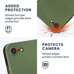 Husa Kwmobile pentru Apple iPhone 8/iPhone 7/iPhone SE 2, Silicon, Verde, 57509.233 fotografia produsului View 3 S