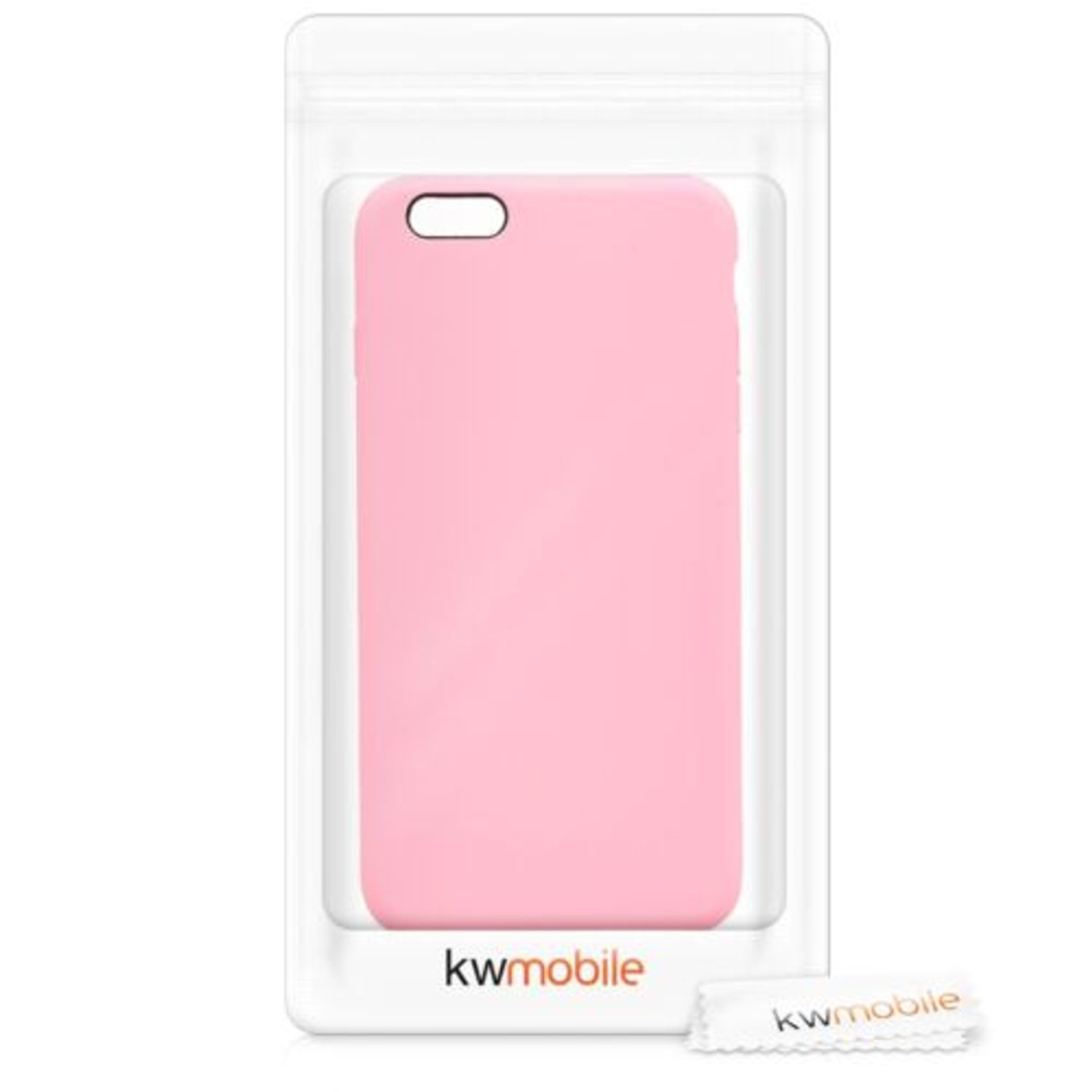 Husa pentru Apple iPhone 6 Plus/iPhone 6s Plus, Silicon, Roz, 40841.110 fotografia produsului View 2 L