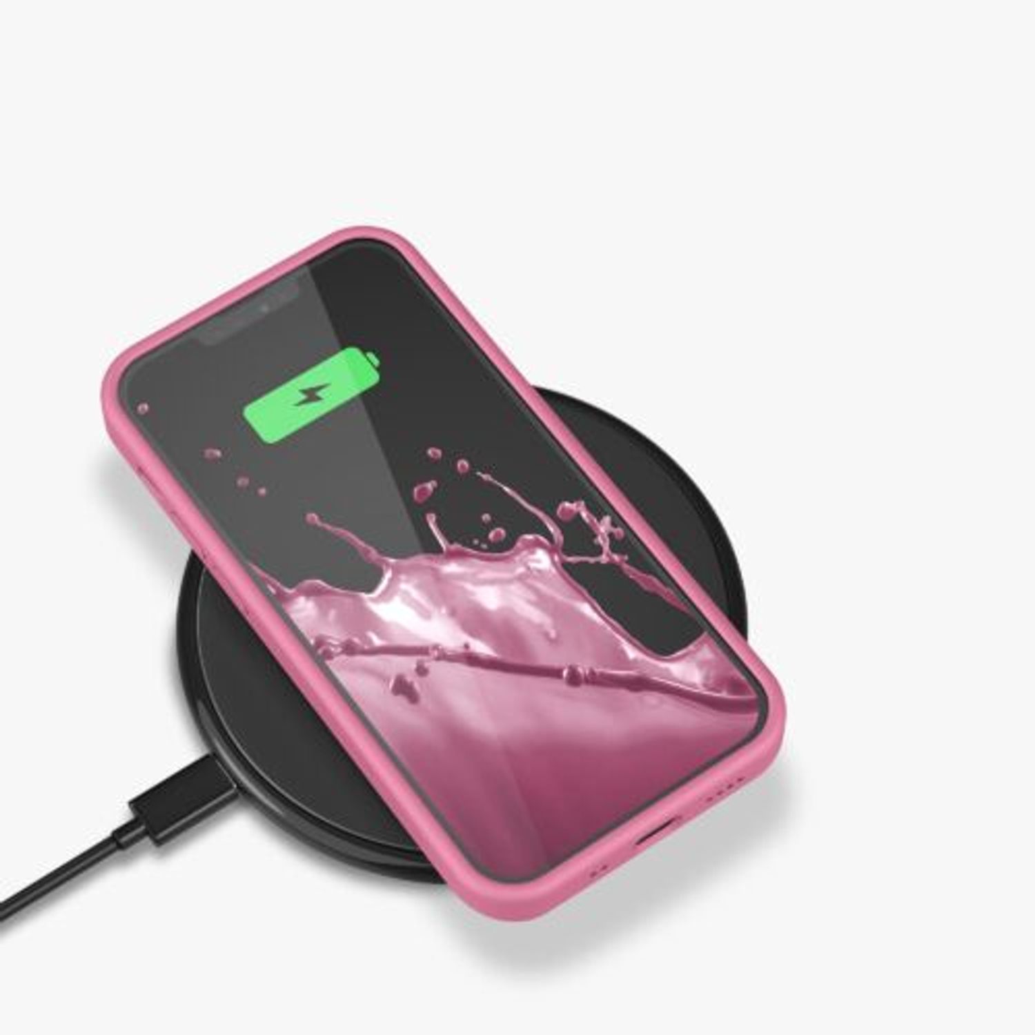 Husa Kwmobile pentru Apple iPhone 13 Mini, Silicon, Roz, 55877.212 fotografia produsului View 7 L