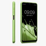 Husa Kwmobile pentru Samsung Galaxy A12, Silicon, Verde, 54052.90 fotografia produsului View 4 S