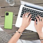 Husa Kwmobile pentru Samsung Galaxy A12, Silicon, Verde, 54052.90 fotografia produsului View 2 S