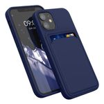 Husa Kwmobile pentru Apple iPhone 12 Mini, Silicon, Albastru, 55111.17 fotografia produsului