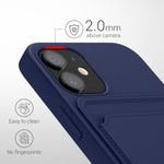 Husa Kwmobile pentru Apple iPhone 12 Mini, Silicon, Albastru, 55111.17 fotografia produsului View 3 S