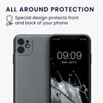 Husa Kwmobile pentru Apple iPhone 11, Silicon, Gri, 57512.232 fotografia produsului View 6 S