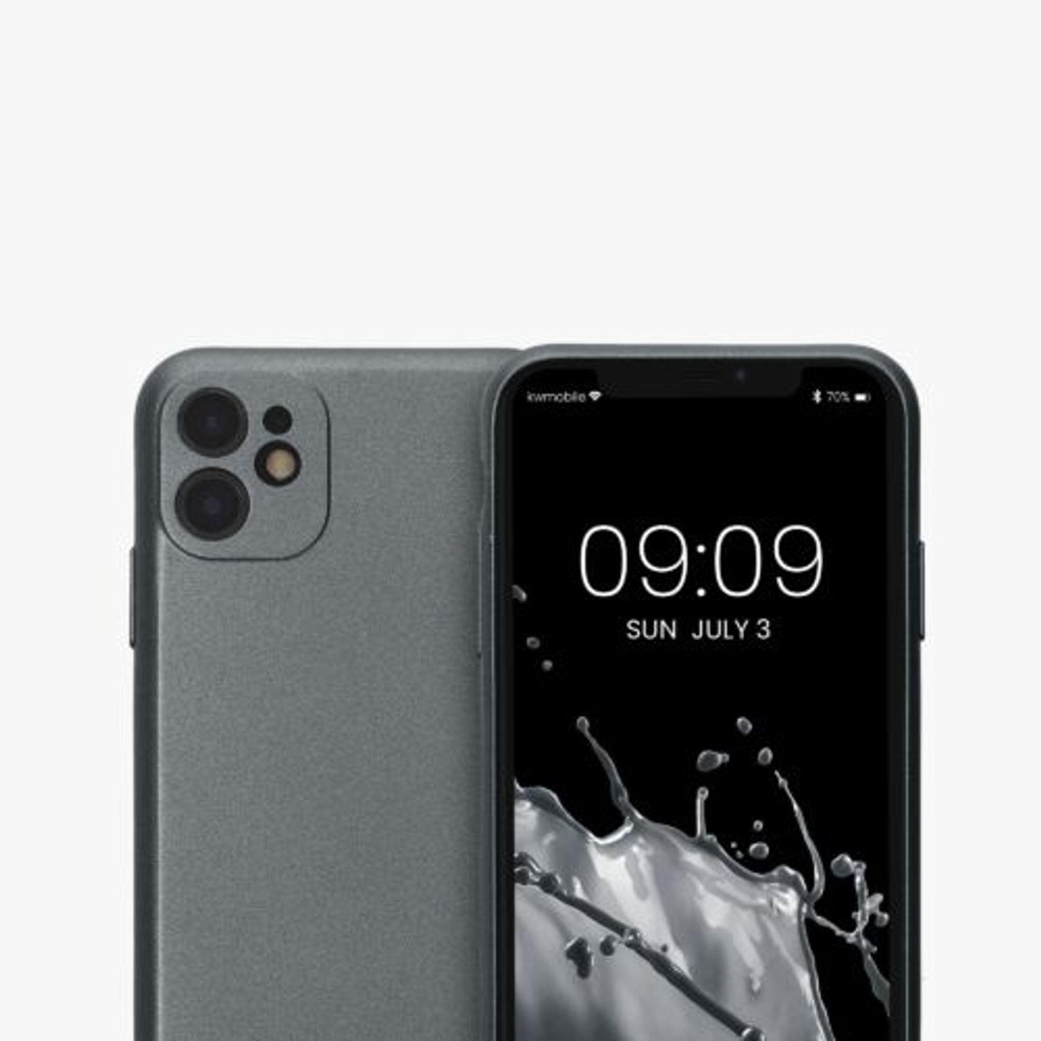 Husa Kwmobile pentru Apple iPhone 11, Silicon, Gri, 57512.232 fotografia produsului View 10 L