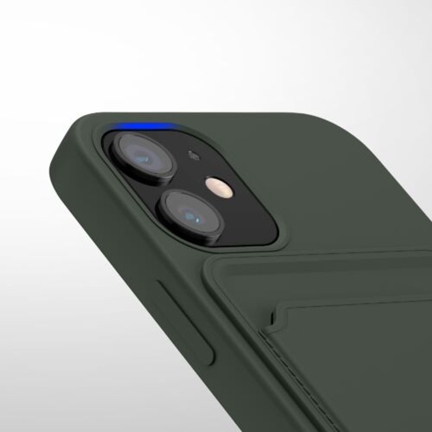 Husa Kwmobile pentru Apple iPhone 12 Mini, Silicon, Verde, 55111.80 fotografia produsului View 8 L