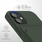 Husa Kwmobile pentru Apple iPhone 12 Mini, Silicon, Verde, 55111.80 fotografia produsului View 3 S