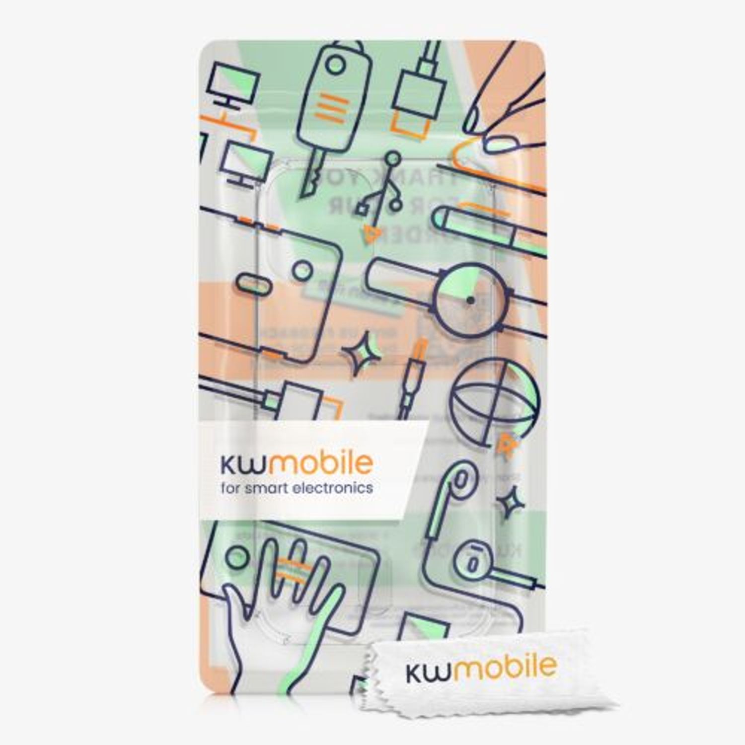 Husa Kwmobile pentru Apple iPhone 12 Pro Max, Silicon, Transparent, 57521.03 fotografia produsului View 6 L