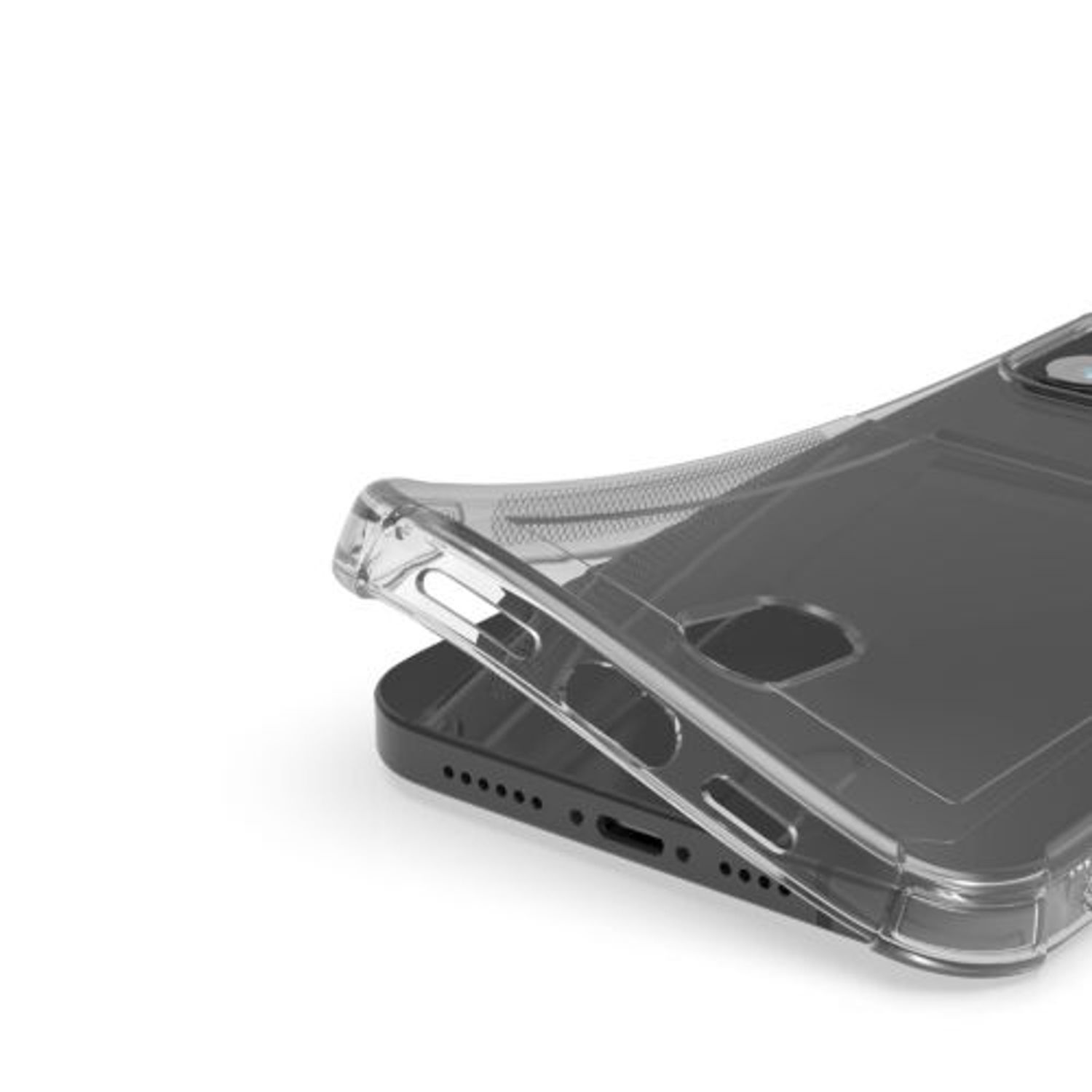Husa Kwmobile pentru Apple iPhone 12 Pro Max, Silicon, Transparent, 57521.03 fotografia produsului View 7 L