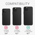 Husa Kwmobile pentru Apple iPhone 12 Pro Max, Silicon, Transparent, 57521.03 fotografia produsului View 5 S