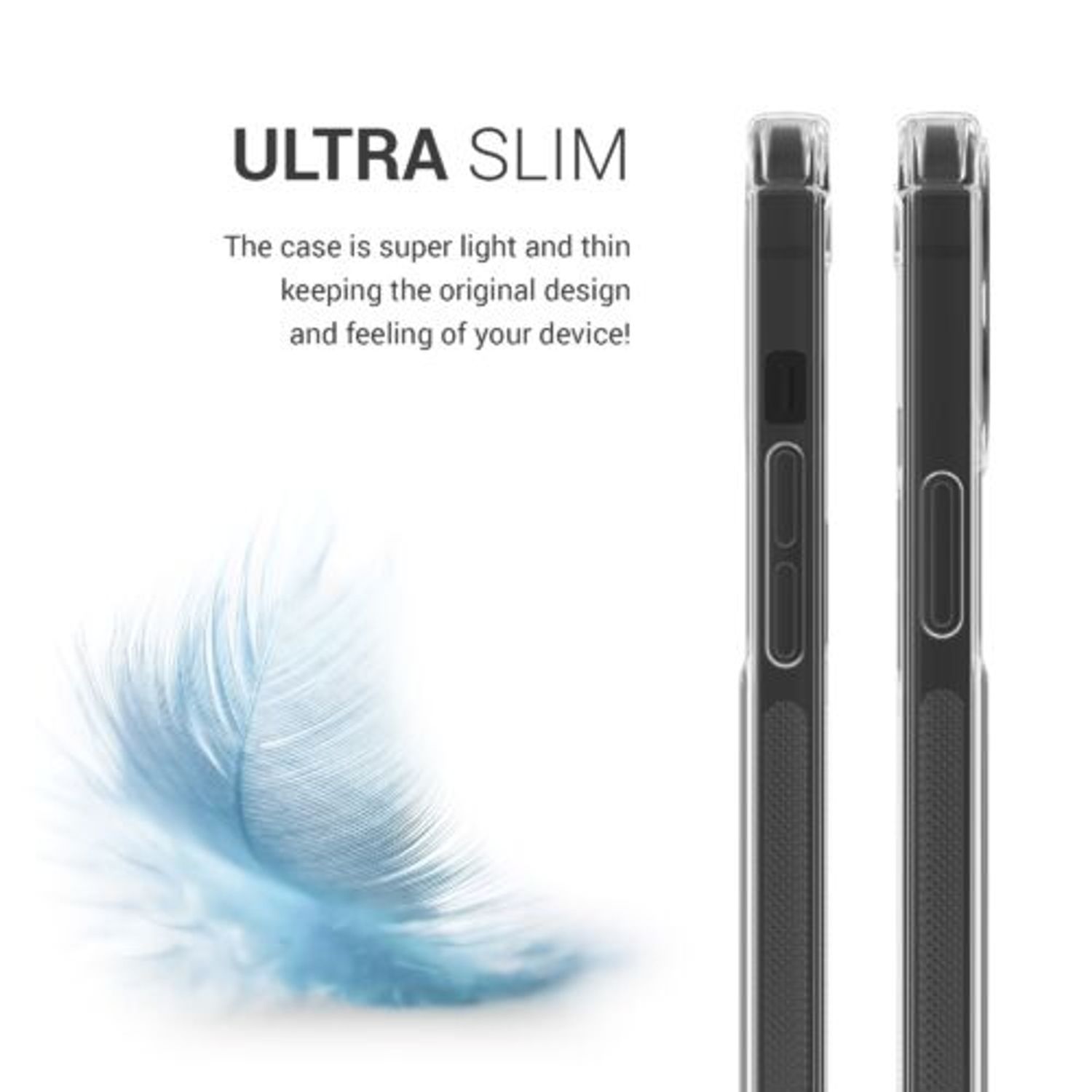Husa Kwmobile pentru Apple iPhone 12 Pro Max, Silicon, Transparent, 57521.03 fotografia produsului View 4 L