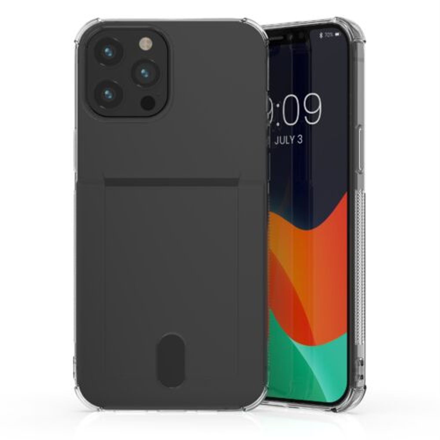 Husa Kwmobile pentru Apple iPhone 12 Pro Max, Silicon, Transparent, 57521.03 fotografia produsului