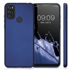 Husa Kwmobile pentru Alcatel 1S (2021), Silicon, Albastru, 54319.64 fotografia produsului